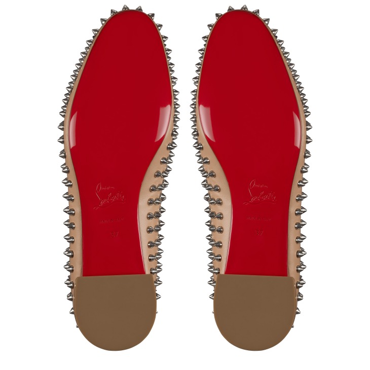 Louboutin studded flats clearance