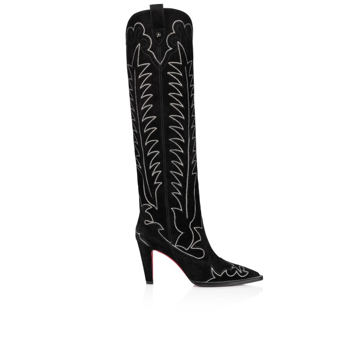 Louboutin strass black hot sale