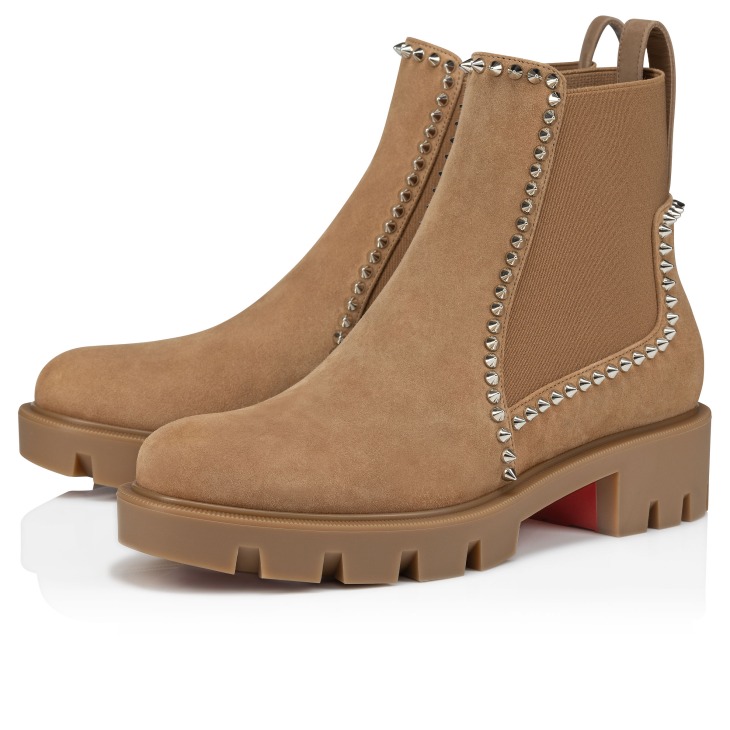 Christian louboutin suede bootie shop