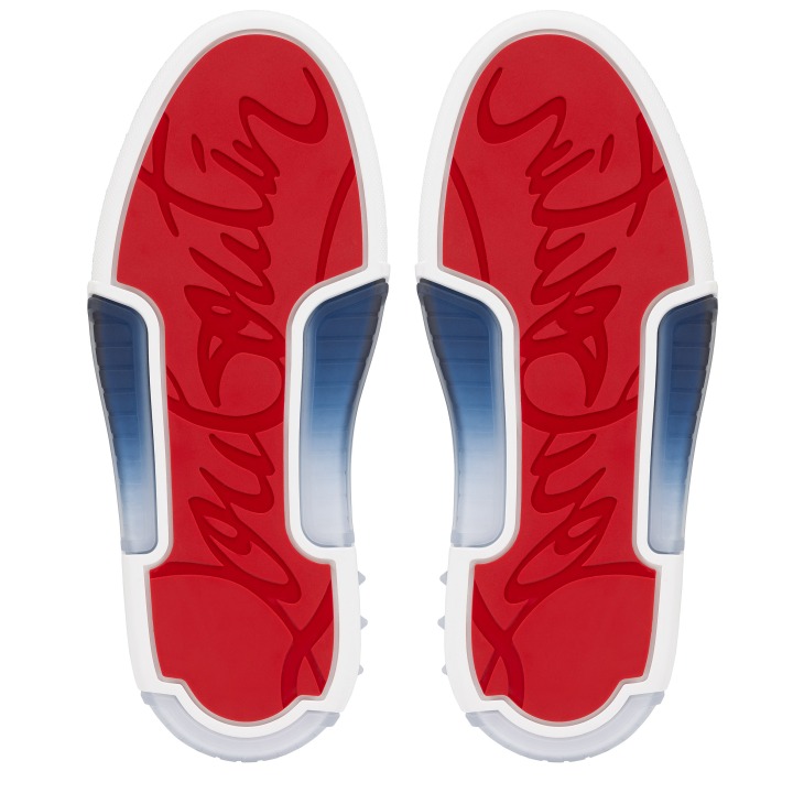 Christian louboutin blue sole best sale