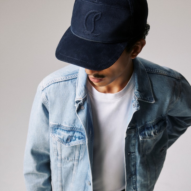 Velvet baseball cap top