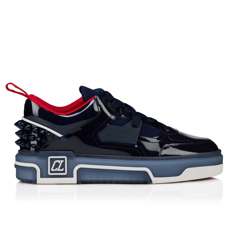 直営店Christian LouboutinメンズアストロクールPVC緑♪ Astrocool - Sneakers - Lamb nappa leather - Zaffiro - Men