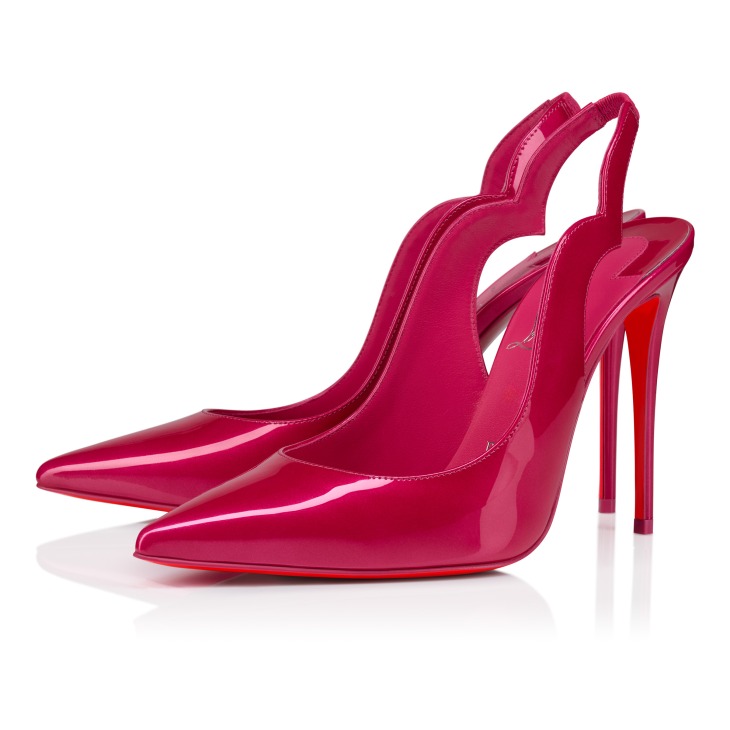 サンダル・ミュール Christian Louboutin \"Hot Chick Sling\" 100 mm Slingback Hot Chick Sling - 100 mm Slingback pumps - Patent calf