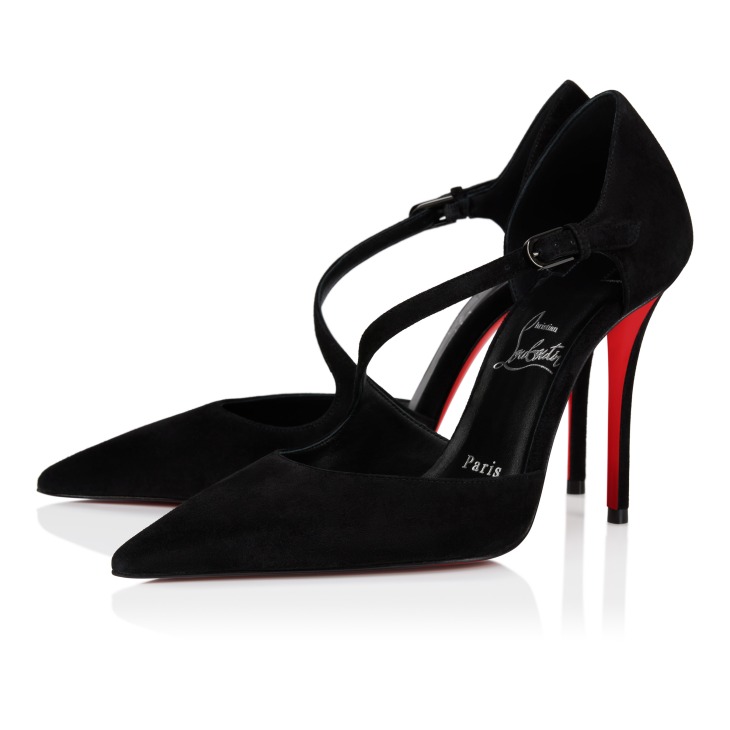 Miss Ziggyta - 100 mm Pumps - Veau velours - Black - Women