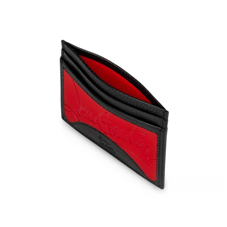 Kios Card holder Calf leather and rubber Black Christian Louboutin Germany