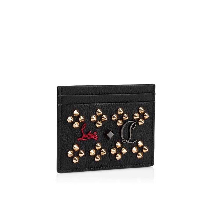 Kios Card holder Calf leather and spikes Loubinthesky Multicolor Christian Louboutin Spain