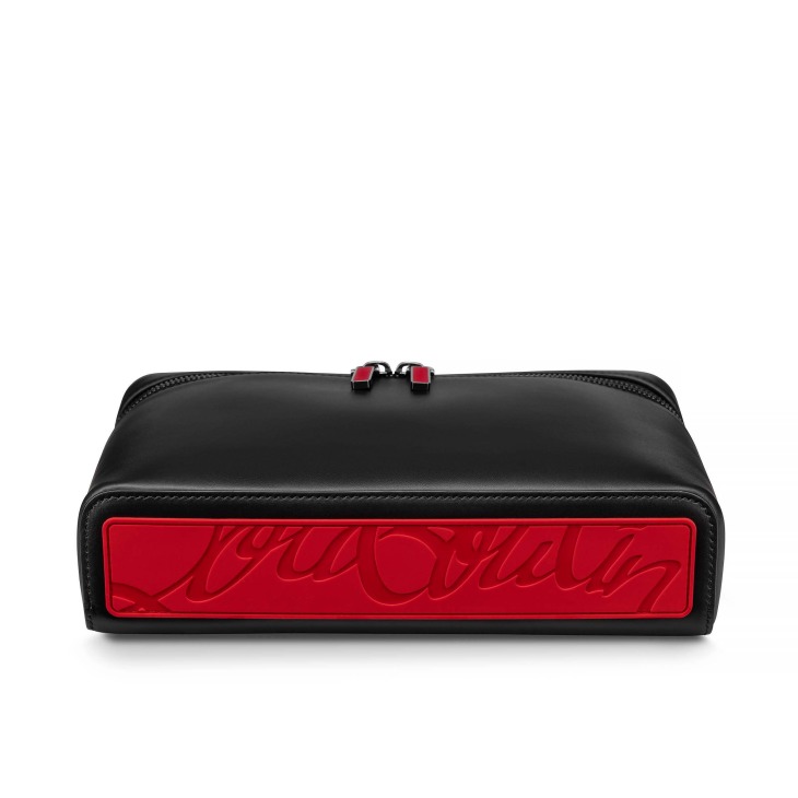 Djanis - Crossbody bag - Smooth calf leather - Black - Christian Louboutin  Spain