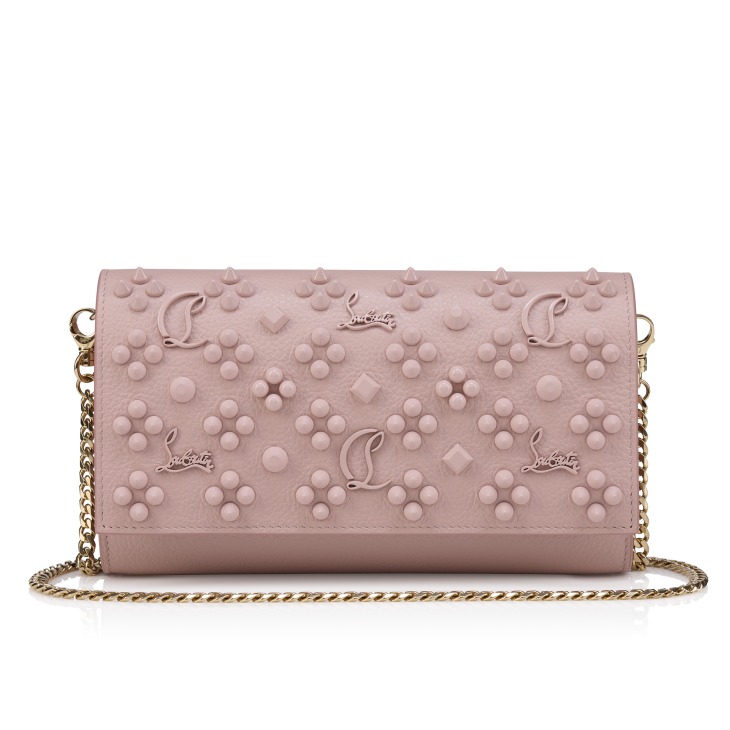 Paloma - Wallet on chain - Calf leather and spikes