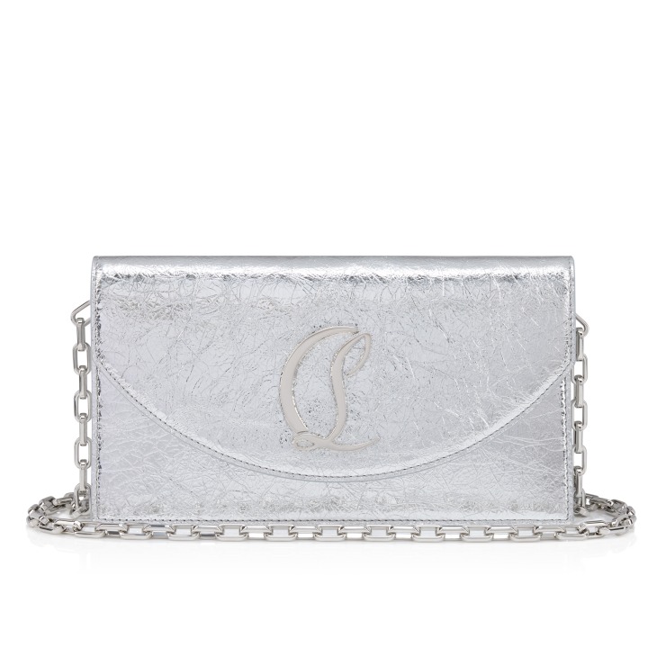 【関税込み】CHRISTIAN LOUBOUTIN LOUBI54' CLUTCH Loubi54 - Clutch - Patent calf leather - Blush - Christian