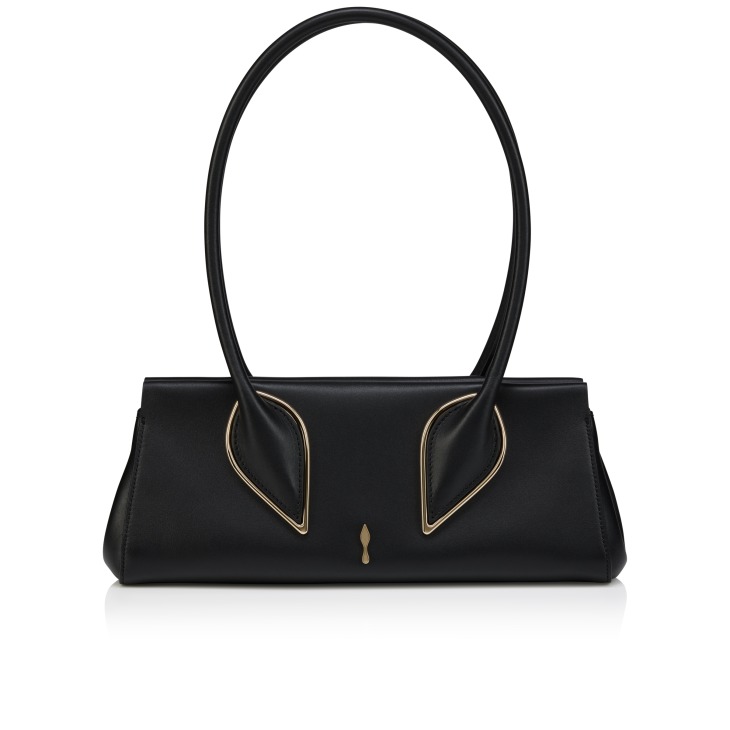 Venus - Shoulder bag - Calf leather - Black - Christian Louboutin