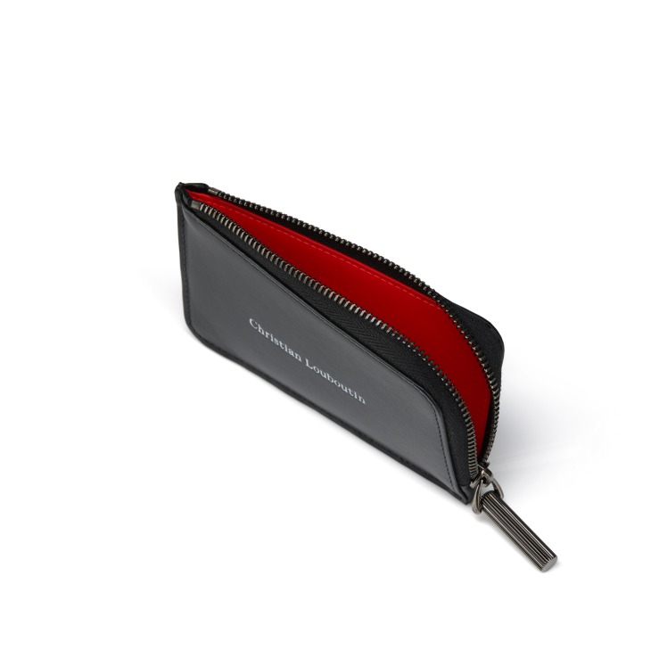 Canopy - Card holder - Smooth calf leather - Black - Christian
