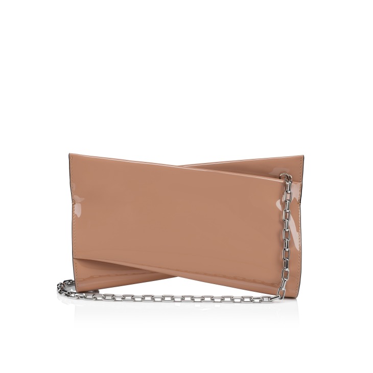 blush leather clutch