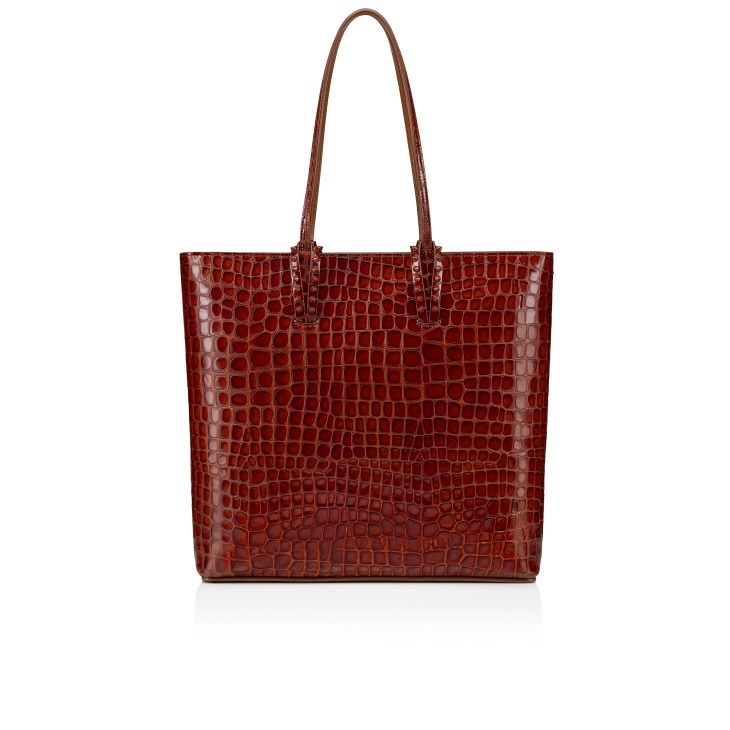 Cabata Tote bag Alligator embossed calf leather Acajou Christian Louboutin United Kingdom