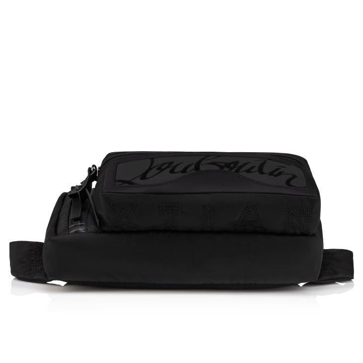 Loubideal Belt bag Rubber and fabric Black Christian Louboutin Spain