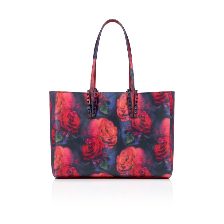 Cabata Small Tote bag Soft Roses printed calf leather Multicolor Christian Louboutin United Kingdom