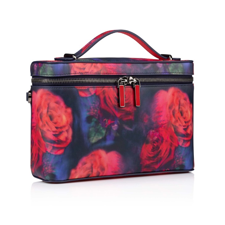 Kypipouch - Crossbody bag - Roses printed calf leather 