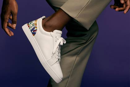 Fun Louis Junior - Sneakers - Calf leather and rubber - White - Men