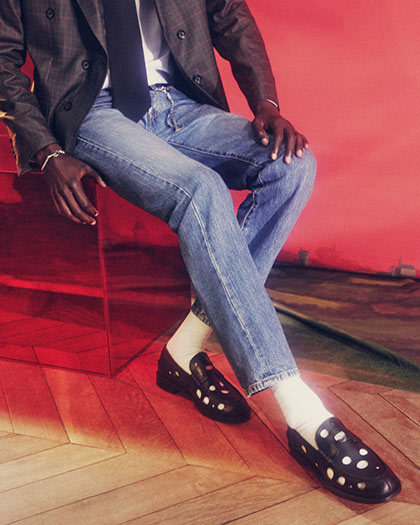 The selection of shoes for men