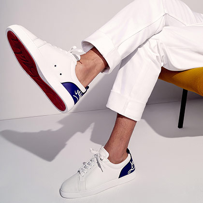 Fun Louis Junior - Sneakers - Smooth calf leather - White - Men